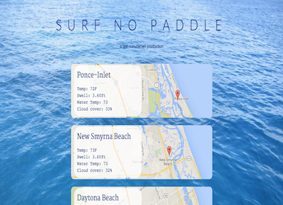 Surf No Paddle